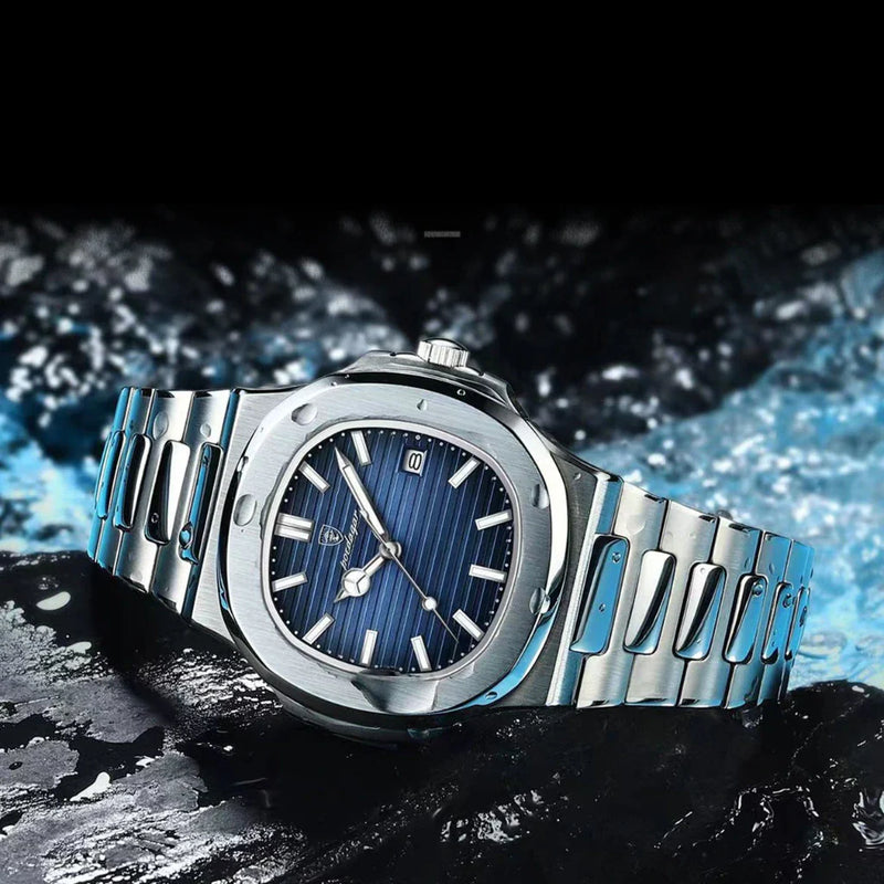 Relógio Masculino Poedagar - Azul Oceano